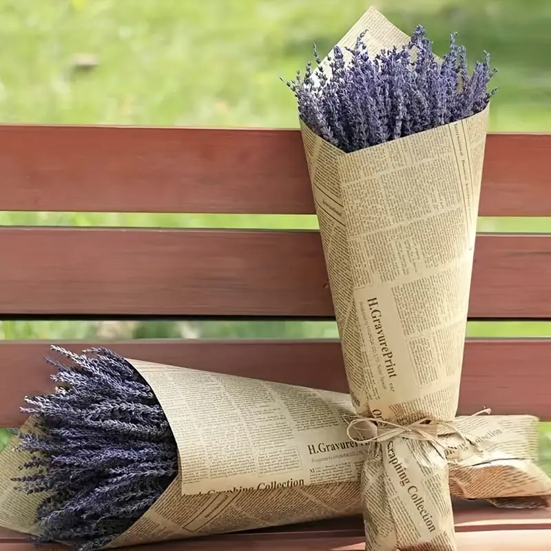 1 Bundle (About 180pcs) Dry Lavender Bouquet 100% Natural Dry Lavender