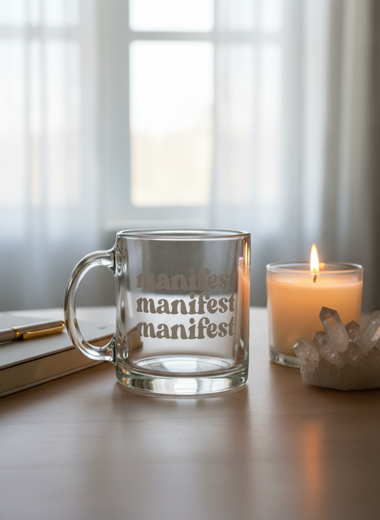 Manifest Glass Mug