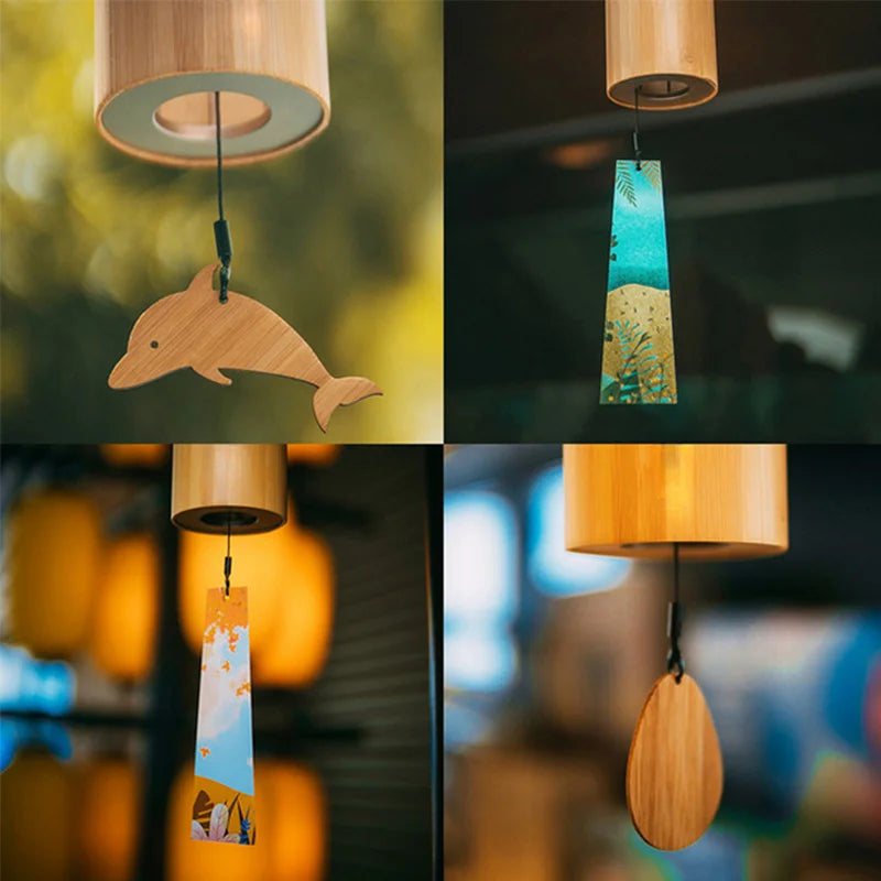 Chakra Chimes Natural Bamboo for Meditation Relaxation